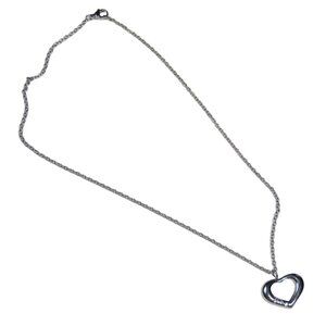 Inox Women's Stainless Steel Open Heart Necklace